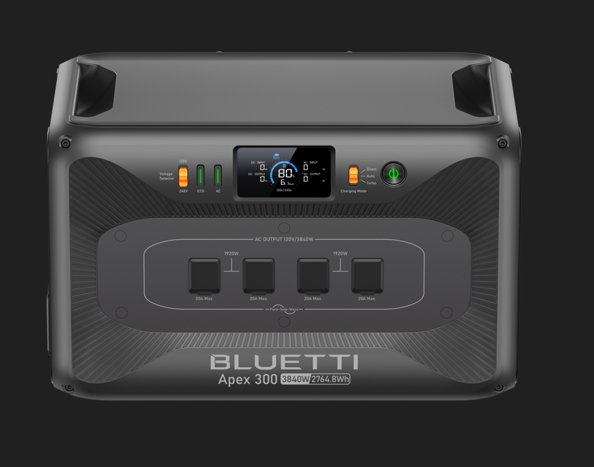 BLUETTI Apex 300 whole home backup battery system